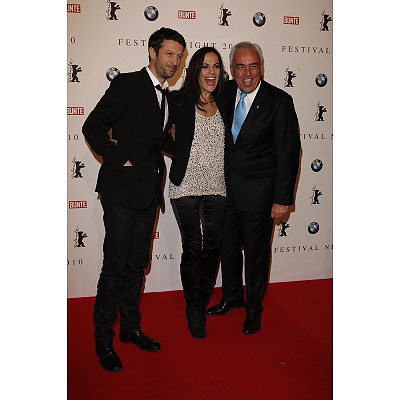 Bettina Zimmermann und Freund Vladimir Subotic und Hans Rainer Schroeder (Foto: BMW AG)