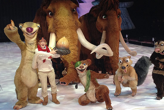 Otto Waalkes bei der Ice Age Life! Premiere am 05.12.2013 in der o2 World (©Foto: Martin Schmitz)