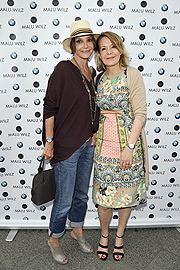 Schauspielerin Anouschka Renzi und Moderatorin Nathalie Komaromy @ Opening des MALU WILZ Beaut&eacute; Beauty & Spa Flagship Store in Berlin am 02.06.2016 (&copy;Foto: MALU WILZ)