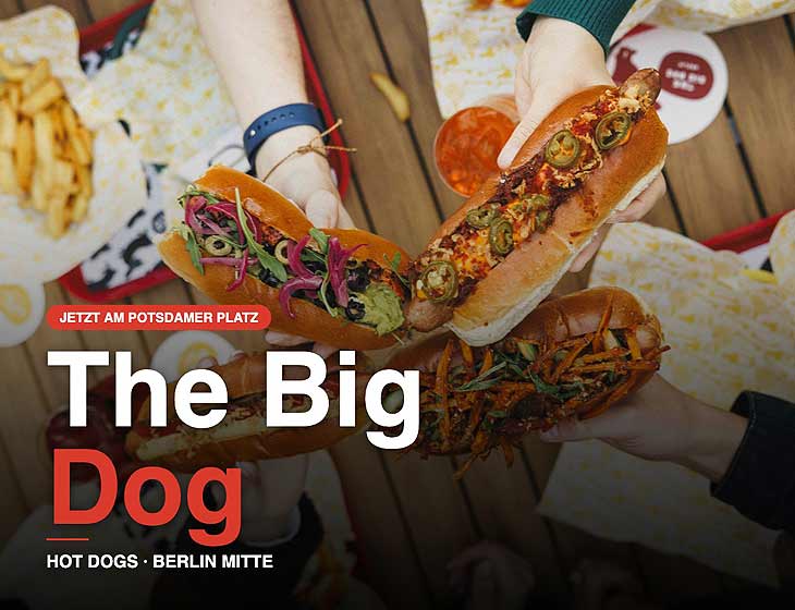 THE BIG DOG am Marriott am Potsdamer Platz: Hot Dogs  (&copy;Foto: Steffen Sinzinger)